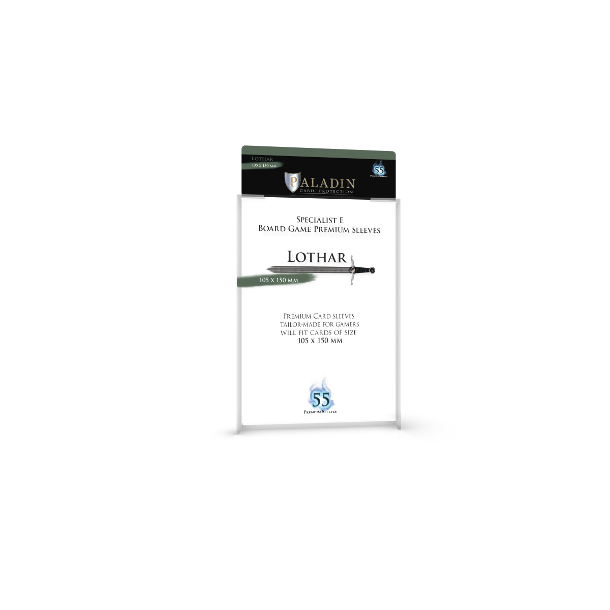 Paladin Card Protectors - Clear Gloss Ultra Large Sizes: Ragnelle – 103x128mm