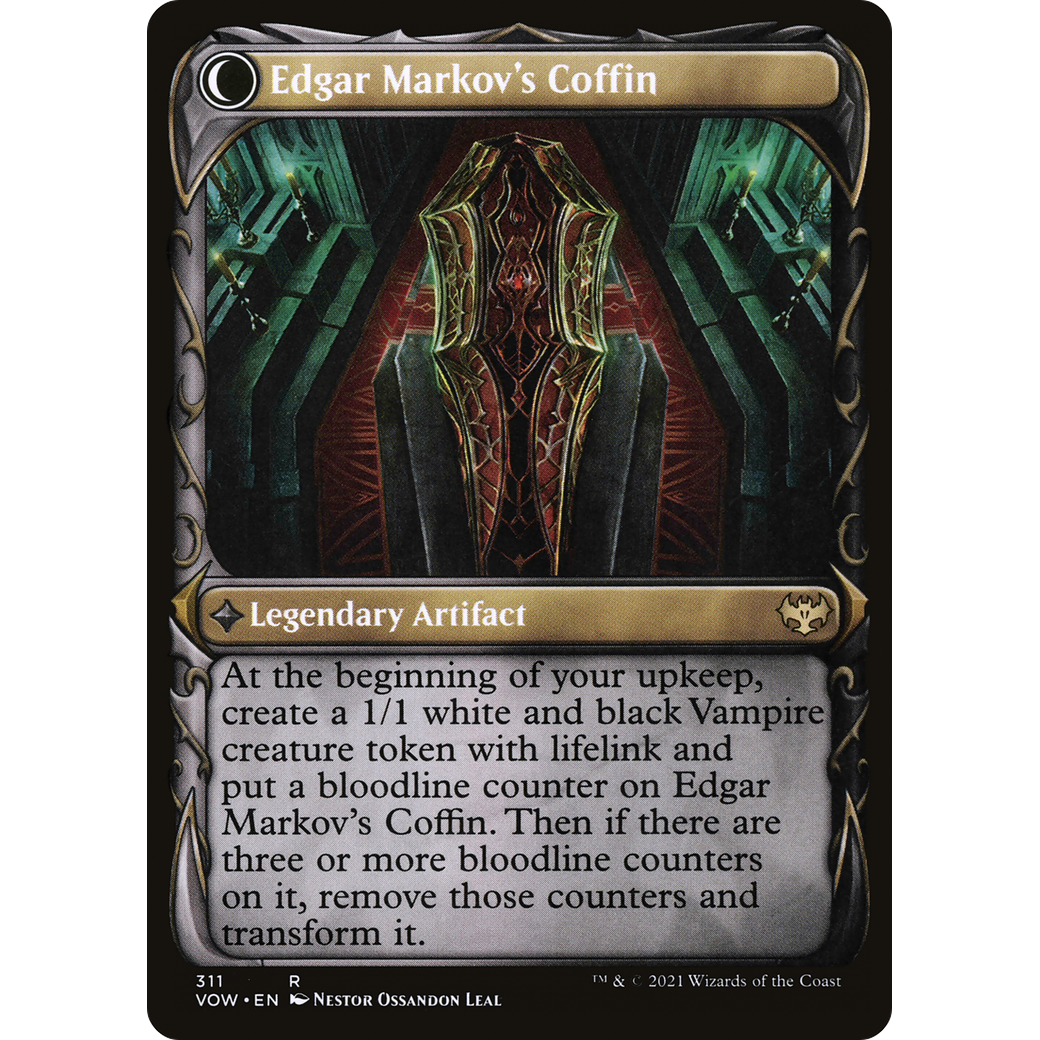 Edgar, Charmed Groom (Showcase) (VOW-311) - Innistrad: Crimson Vow: (Showcase, Double Faced Transform) Foil