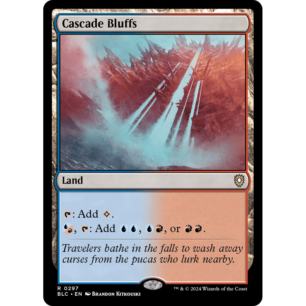Cascade Bluffs (BLC-297) - Bloomburrow Commander