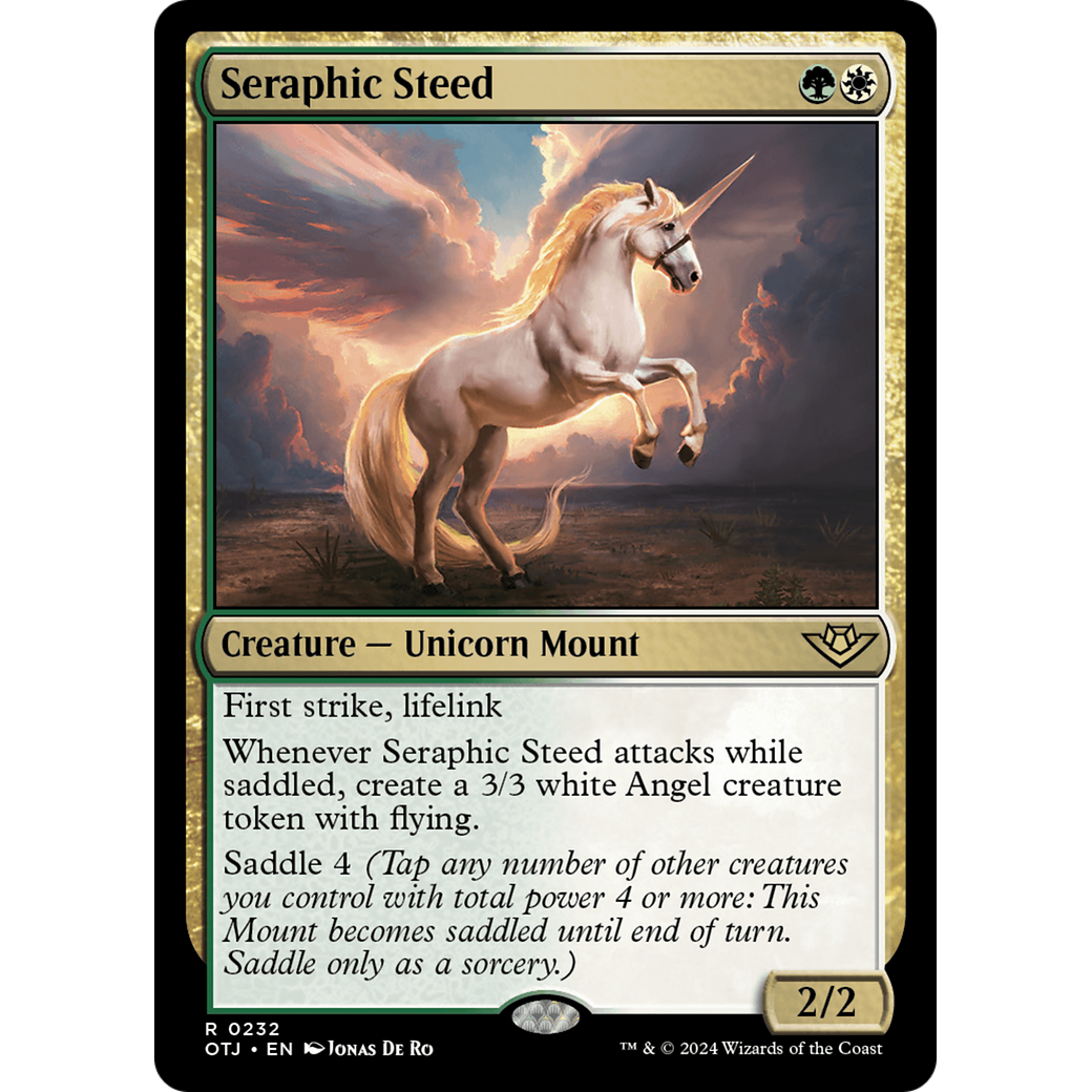 Seraphic Steed (OTJ-232) - Outlaws of Thunder Junction
