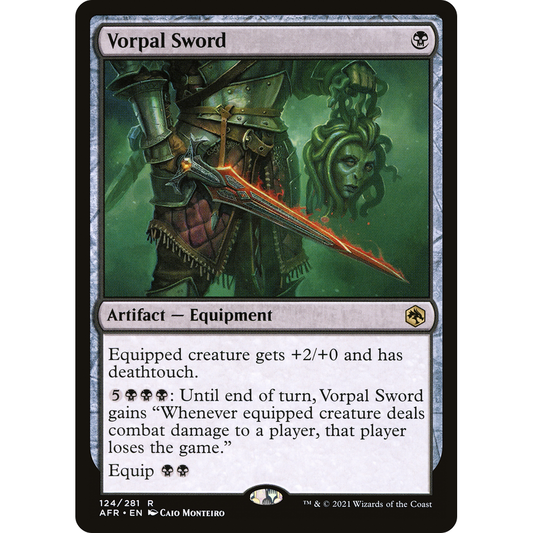 Vorpal Sword (AFR-124) - Adventures in the Forgotten Realms Foil