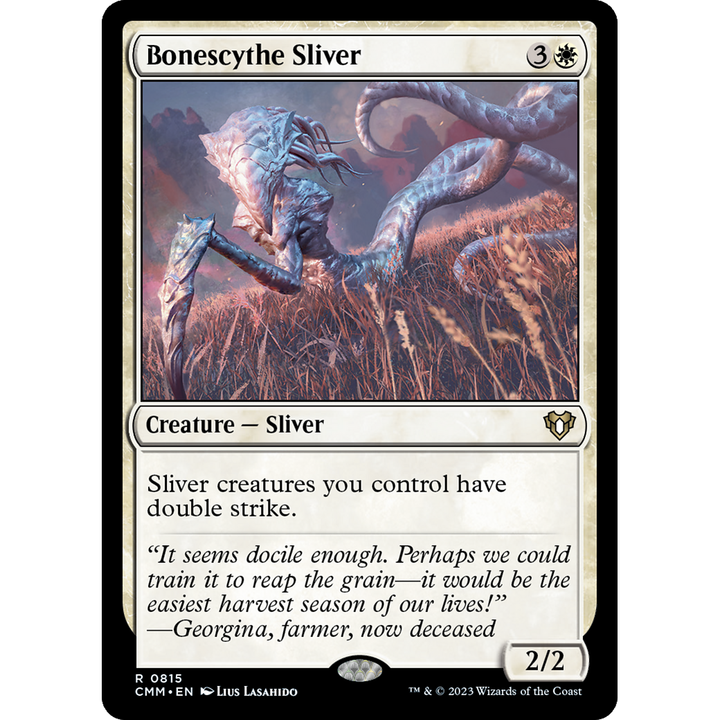 Bonescythe Sliver (CMM-815) - Commander Masters