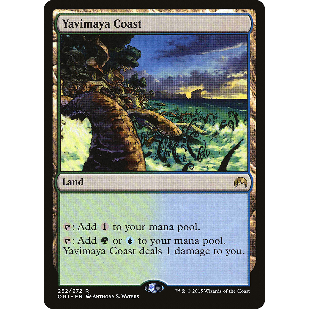Yavimaya Coast (ORI-252) - Magic Origins Foil