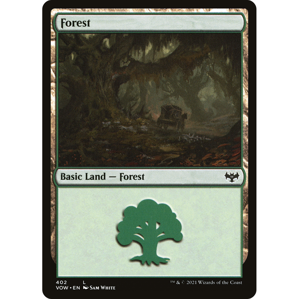 Forest (402) (VOW-402) - Innistrad: Crimson Vow Foil