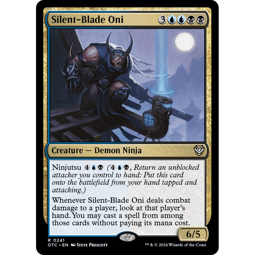Silent-Blade Oni (OTC-241) - Outlaws of Thunder Junction Commander