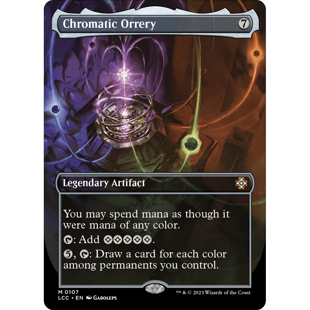 Chromatic Orrery (LCC-107) - The Lost Caverns of Ixalan Commander (Borderless) Foil