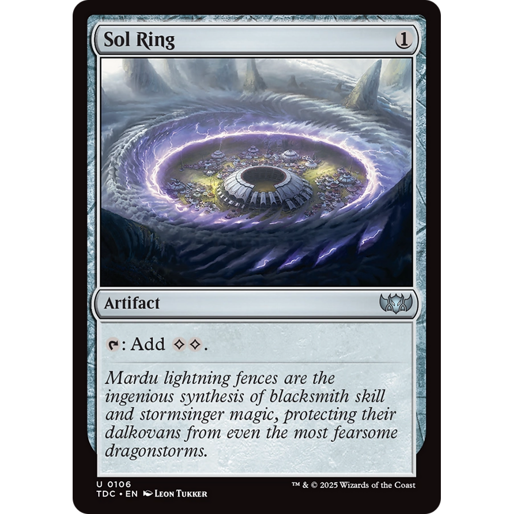Sol Ring (TDC-106) - Commander: Tarkir: Dragonstorm