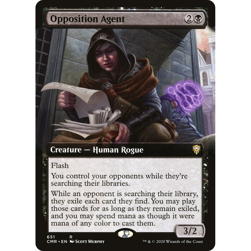 Opposition Agent (Extended Art) (CMR-651) - Commander Legends: (Extended Art)