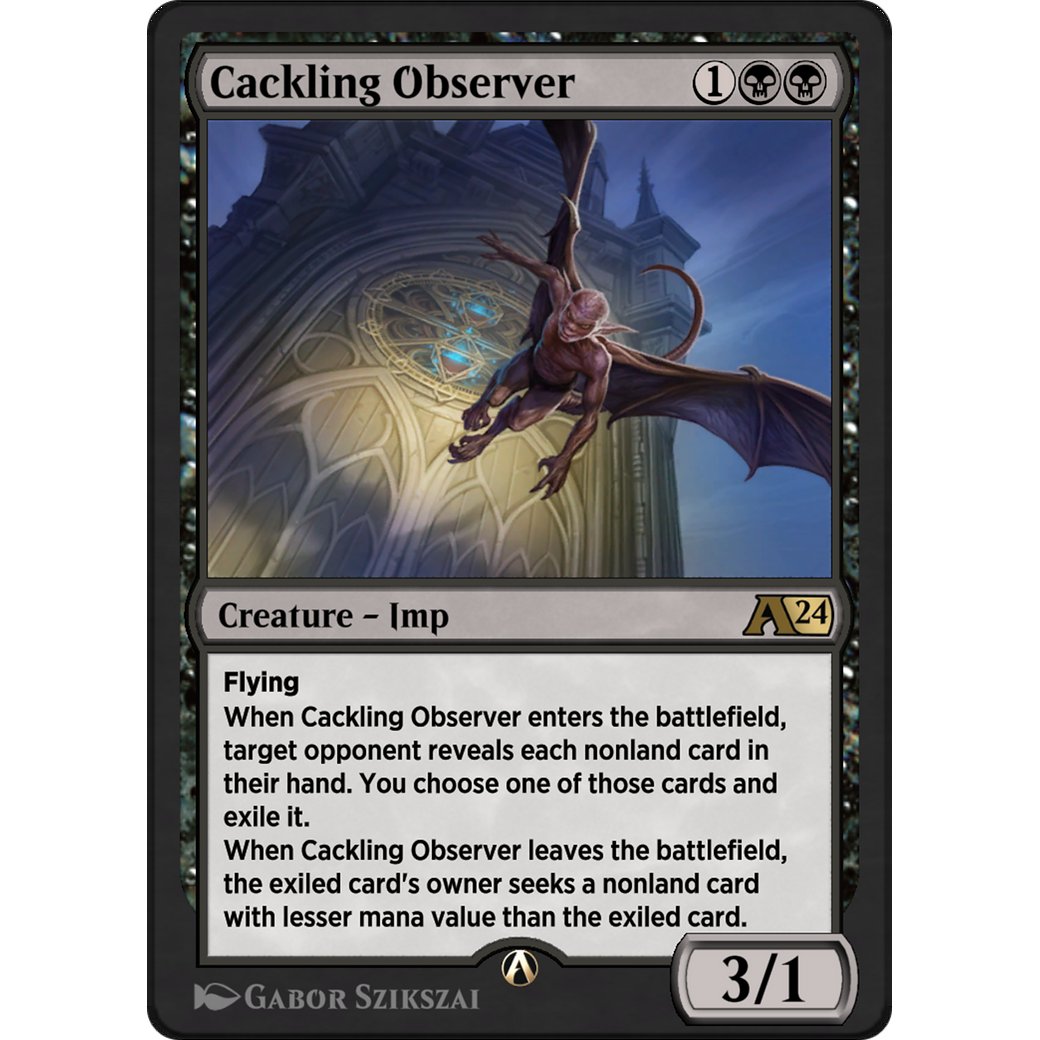 Cackling Observer (YMKM-009) - Alchemy: Murders at Karlov Manor