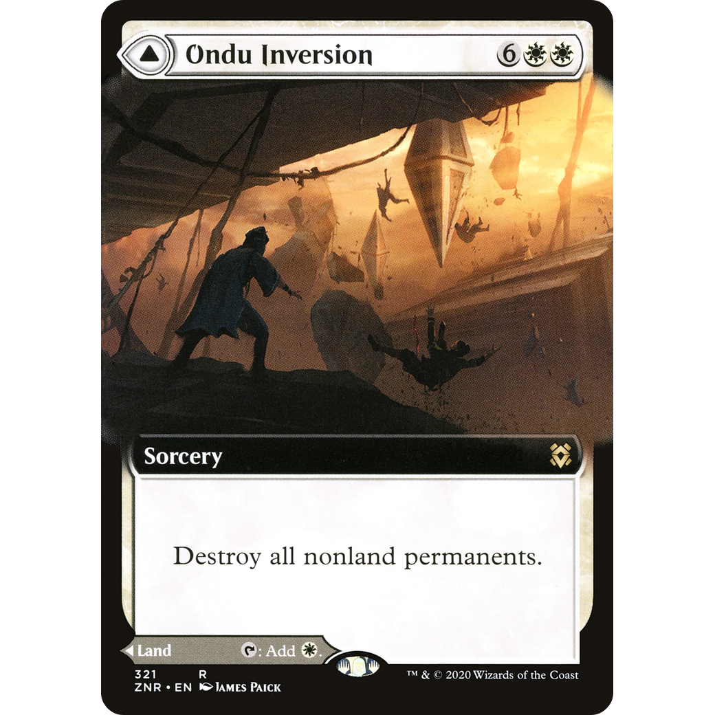 Ondu Inversion (Extended Art) (ZNR-321) - Zendikar Rising: (Extended Art) Foil