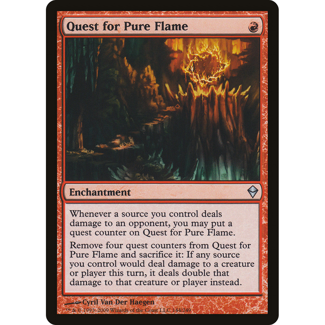 Quest for Pure Flame (ZEN-144) - Zendikar Foil