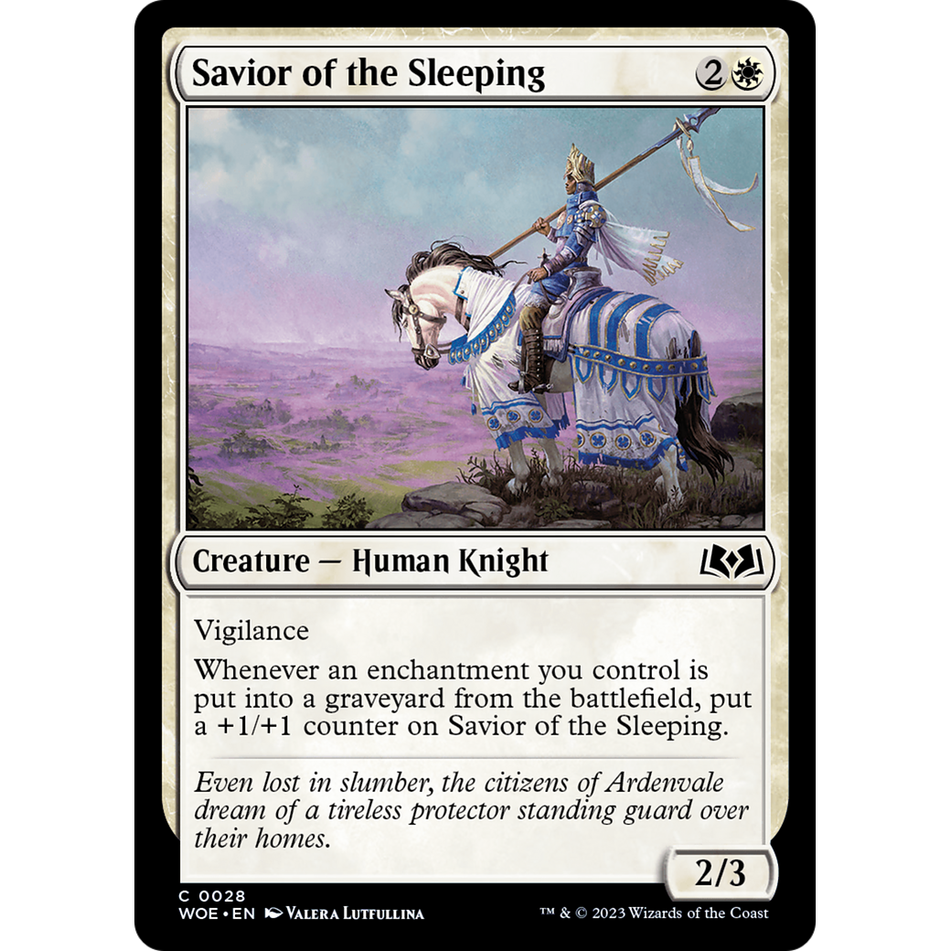Savior of the Sleeping (WOE-028) - Wilds of Eldraine