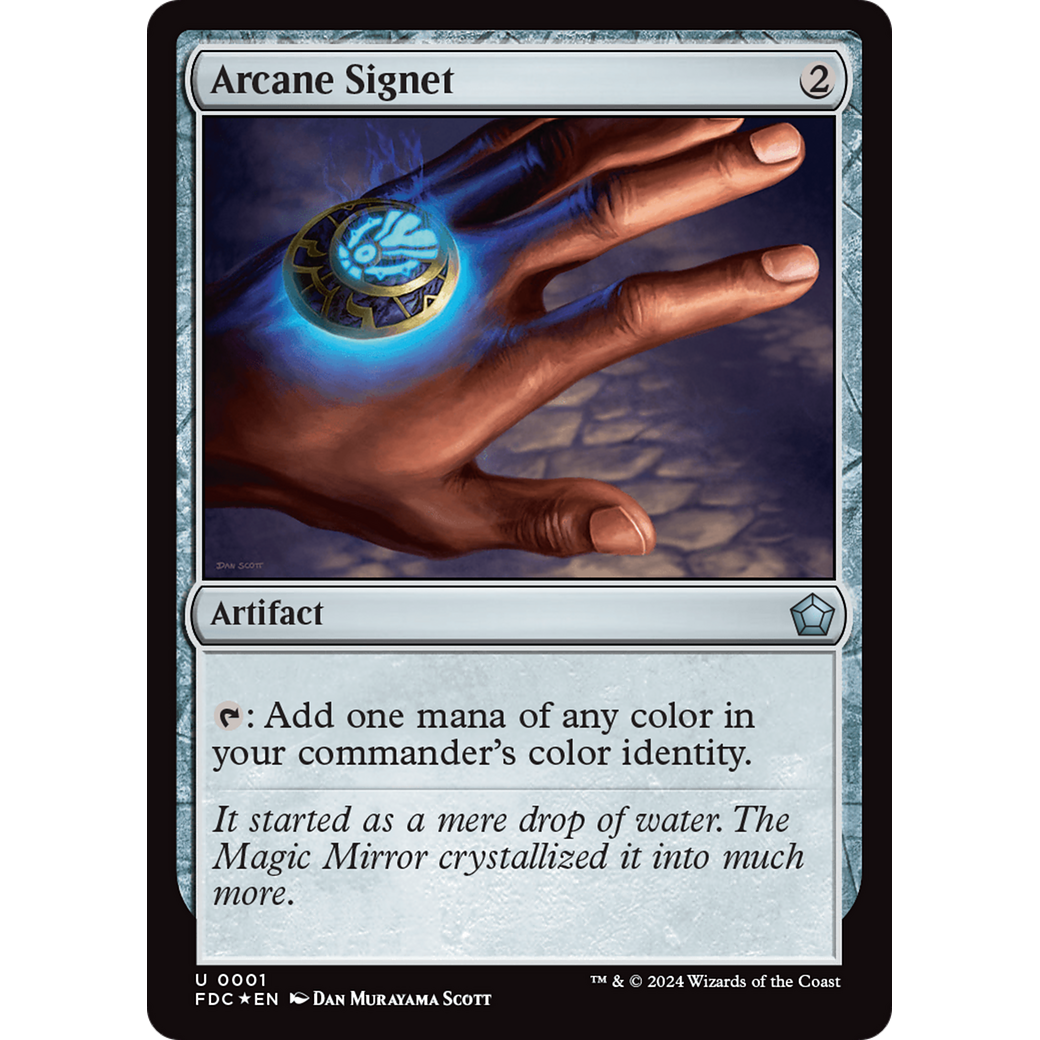 Arcane Signet (FDC-001) - Foundations Commander Foil