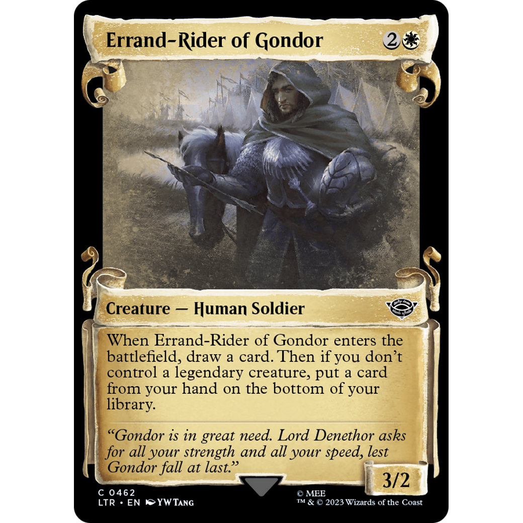 Errand-Rider of Gondor (LTR-462) - The Lord of the Rings: Tales of Middle-earth: (Showcase) Foil