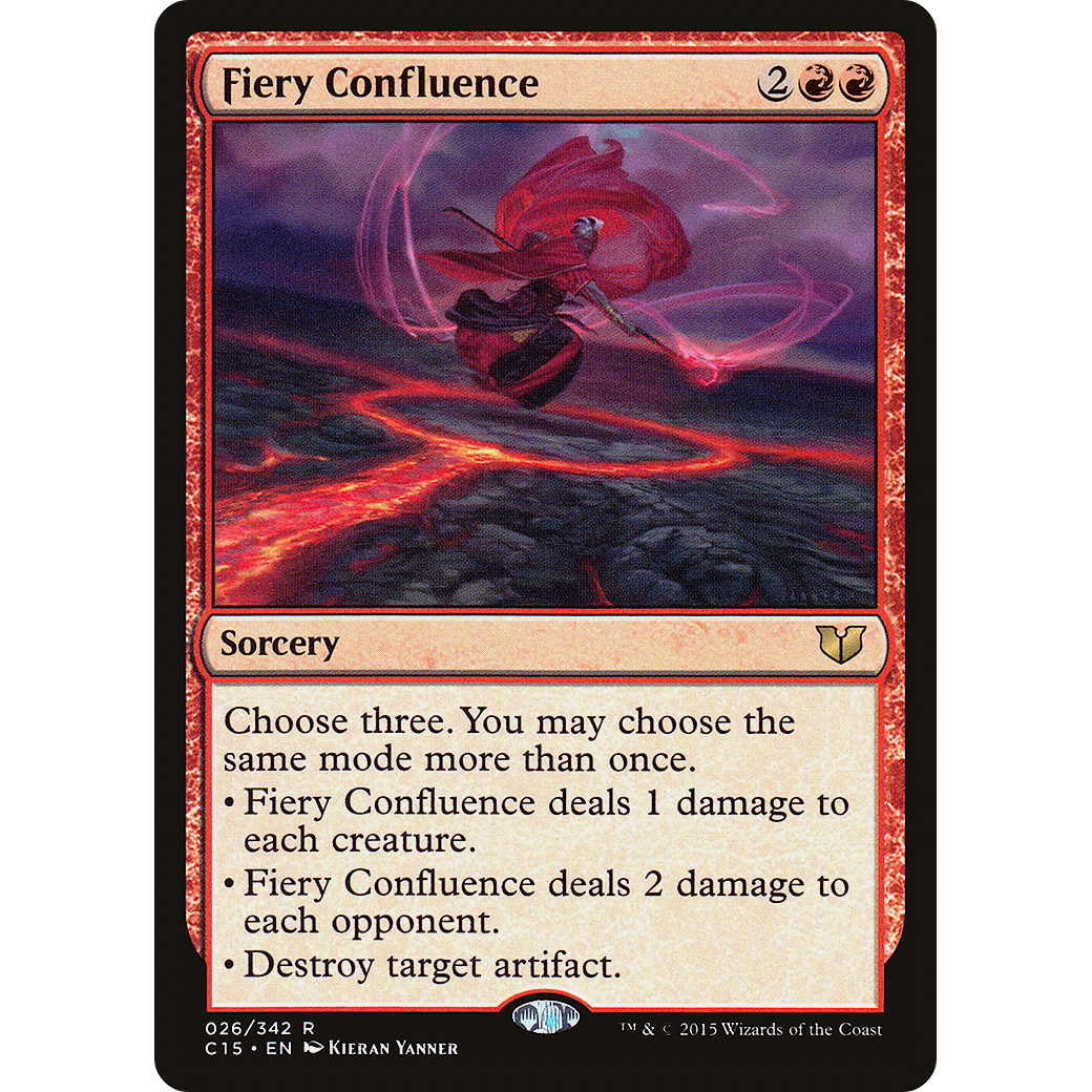 Fiery Confluence (C15-026) - Commander 2015