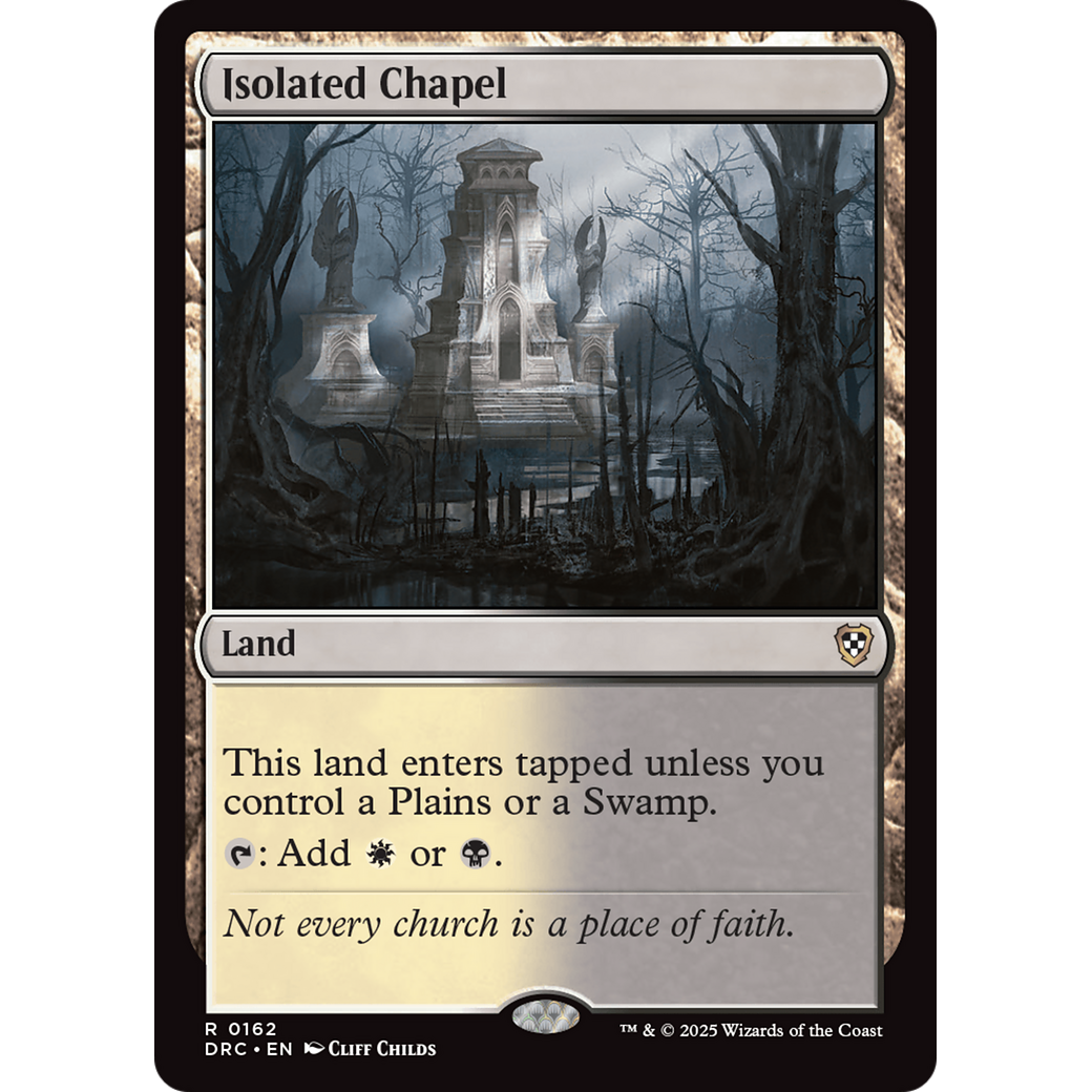 Isolated Chapel (DRC-162) - Commander: Aetherdrift Foil