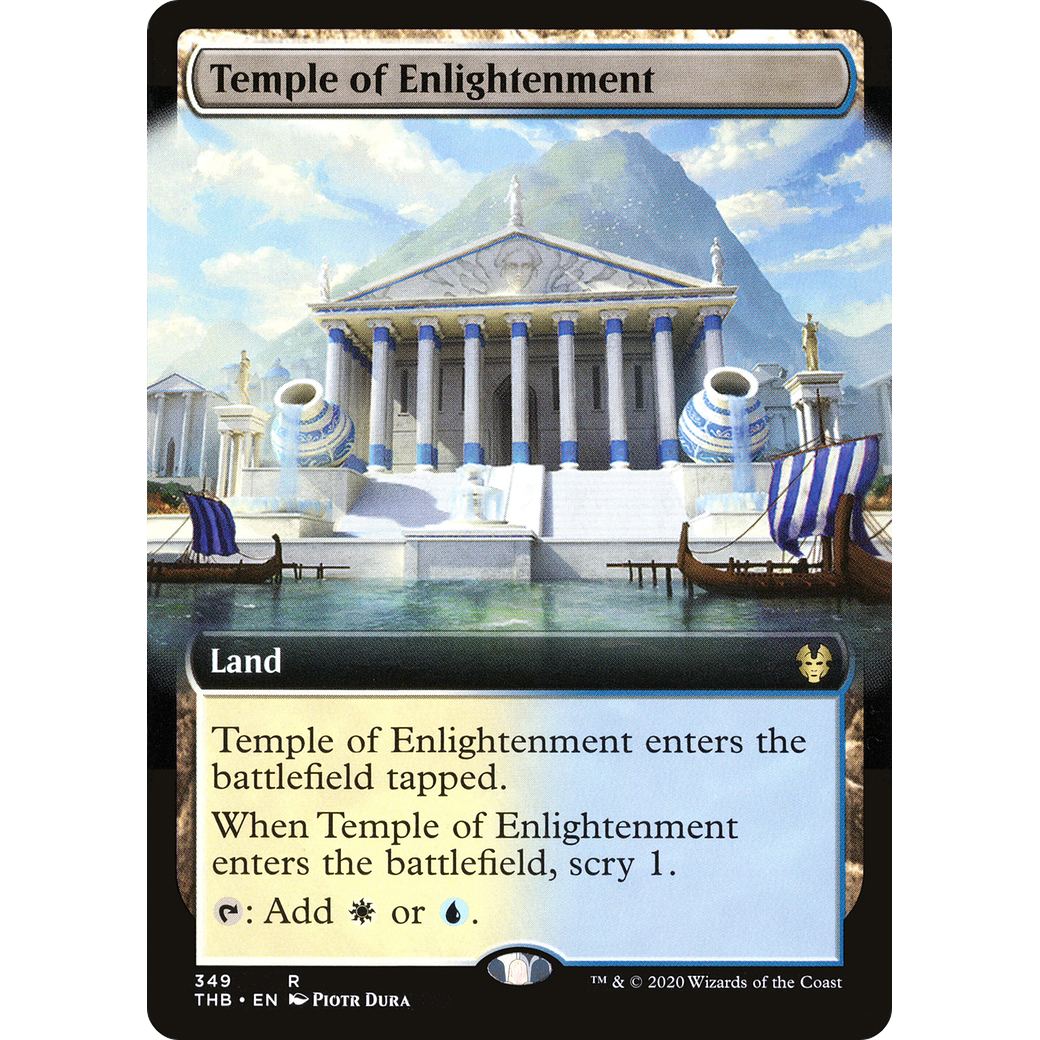 Temple of Enlightenment (Extended Art) (THB-349) - Theros Beyond Death: (Extended Art)