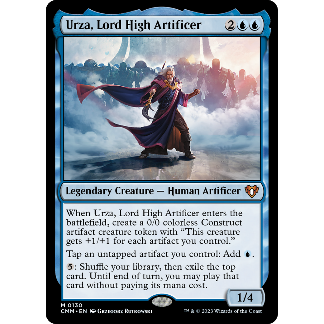 Urza, Lord High Artificer (CMM-130) - Commander Masters