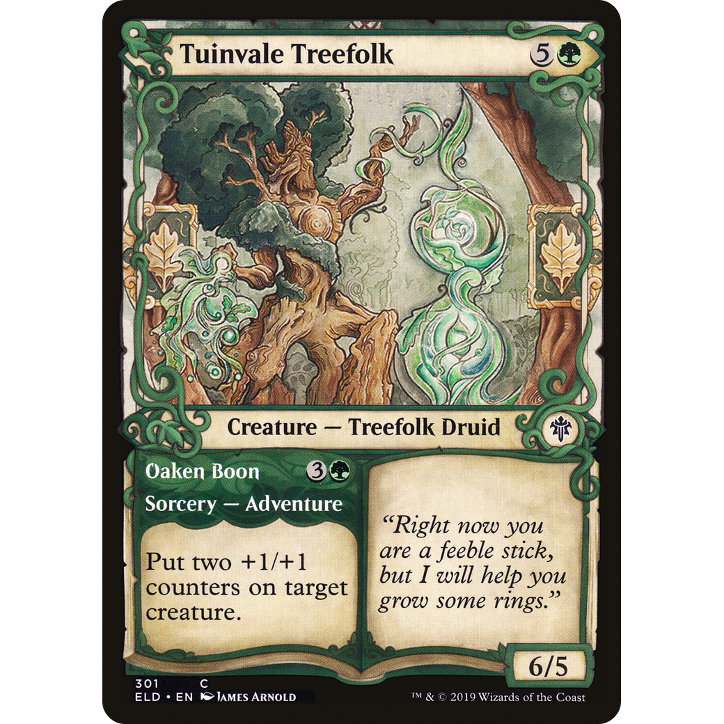 Tuinvale Treefolk (Showcase) (ELD-301) - Throne of Eldraine: (Showcase) Foil