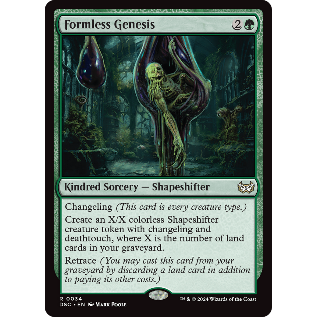 Formless Genesis (DSC-034) - Duskmourn: House of Horror Commander