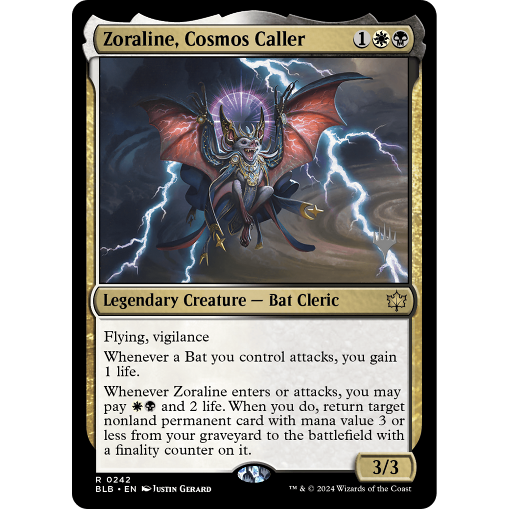 Zoraline, Cosmos Caller (PPBLB-242P) - Bloomburrow Promos Foil