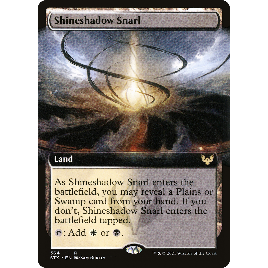 Shineshadow Snarl (Extended Art) (STX-364) - Strixhaven: School of Mages: (Extended Art) Foil