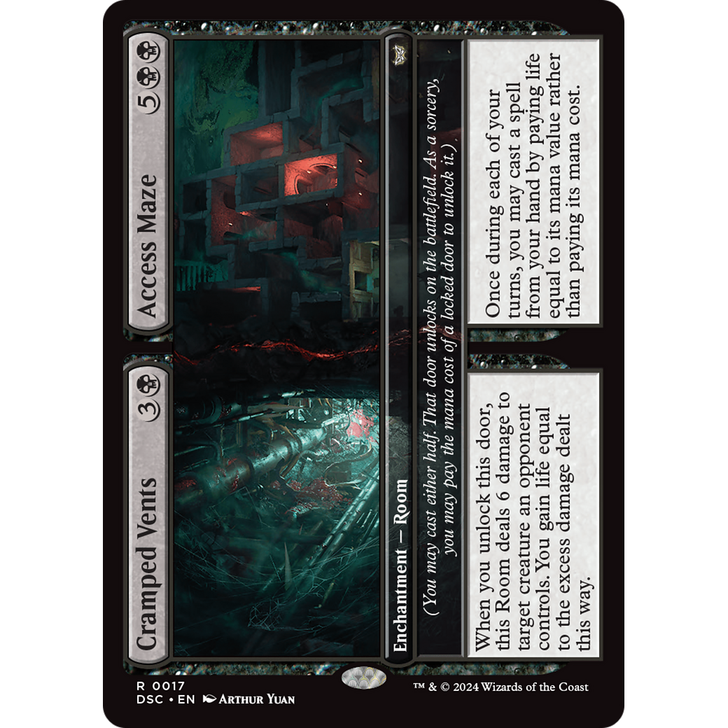 Cramped Vents // Access Maze (DSC-017) - Duskmourn: House of Horror Commander