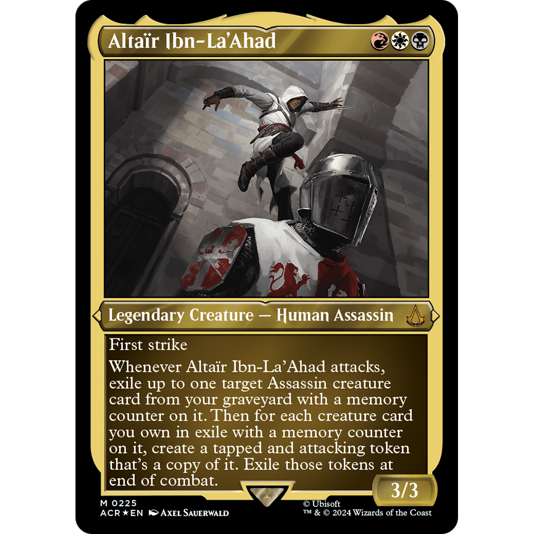 Altaïr Ibn-La'Ahad (ACR-225) - Assassin's Creed Etched Foil