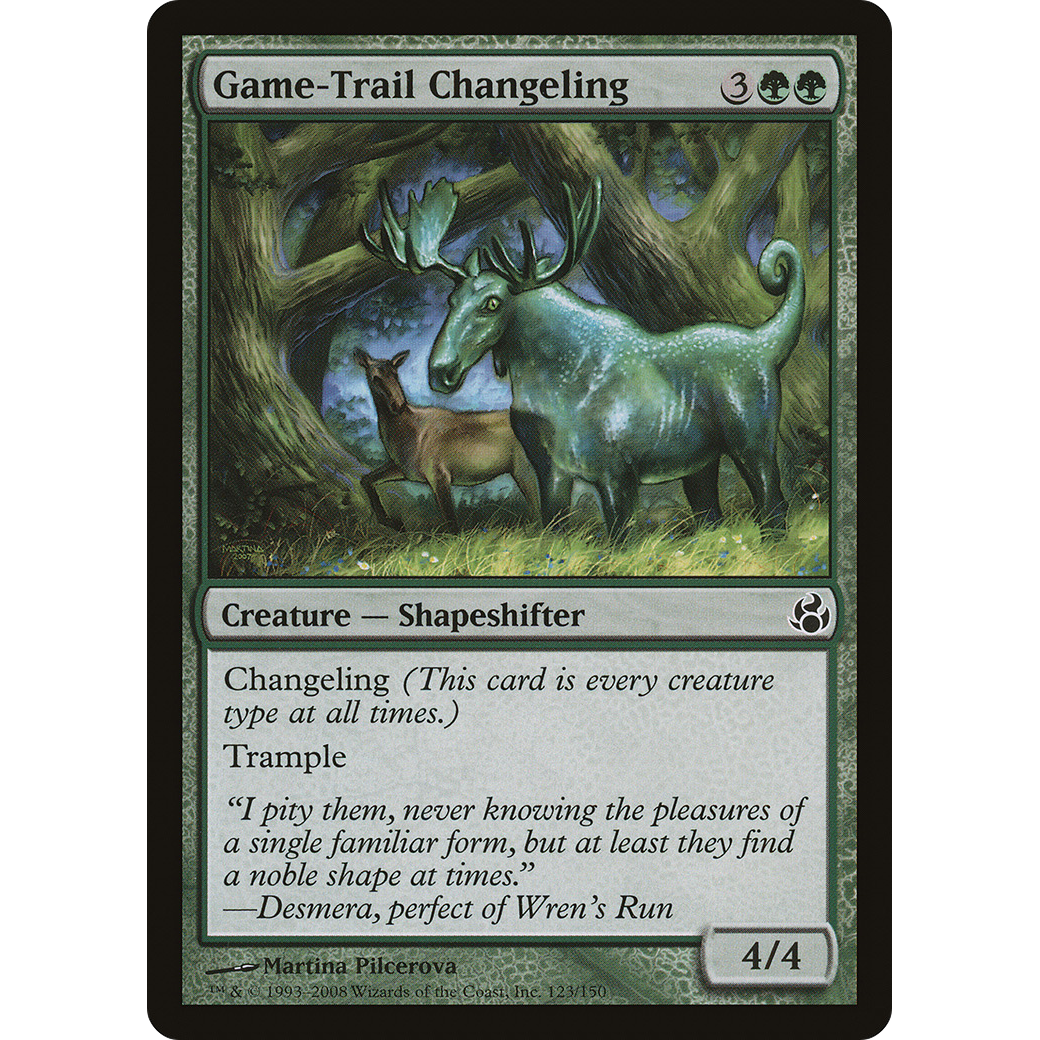 Game-Trail Changeling (MOR-) - Morningtide Foil