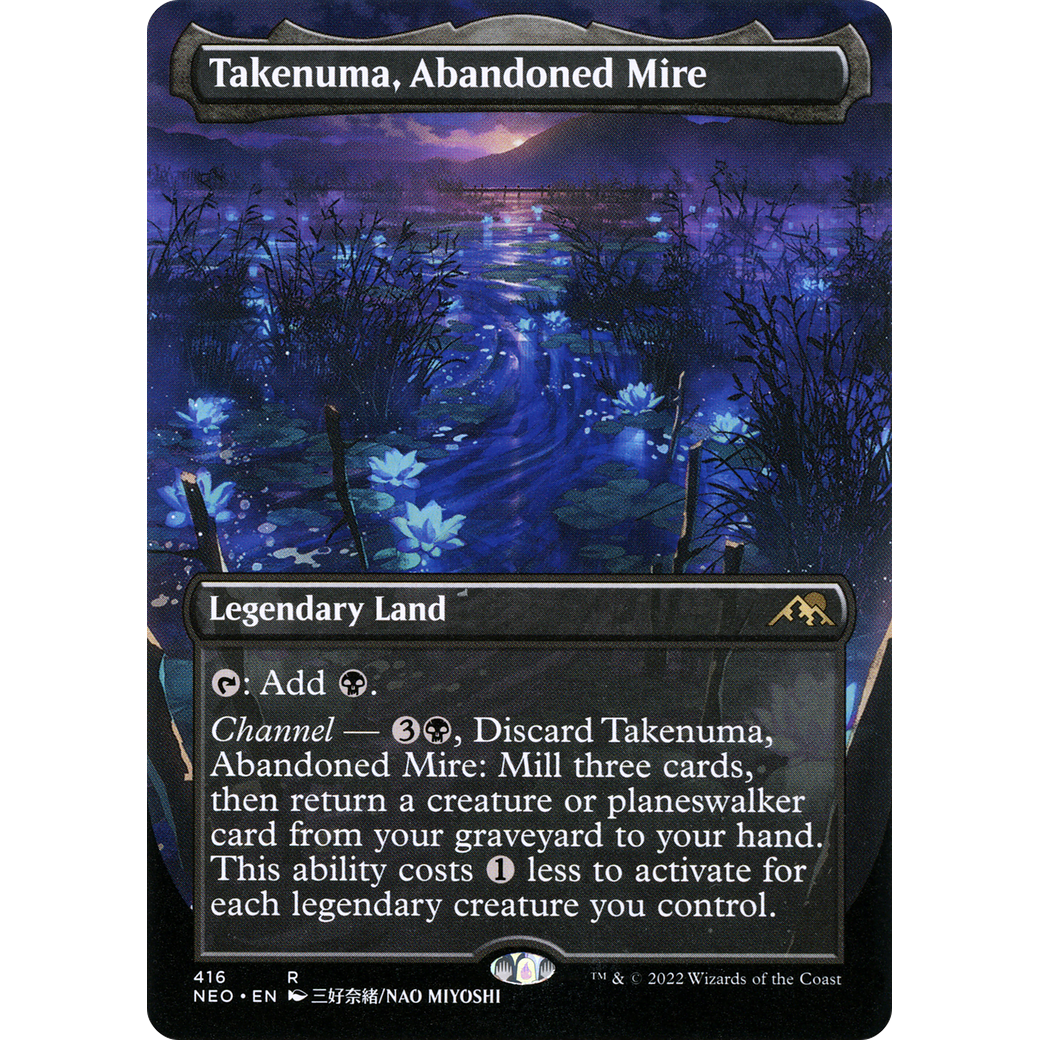 Takenuma, Abandoned Mire (NEO-416) - Kamigawa: Neon Dynasty (Borderless)