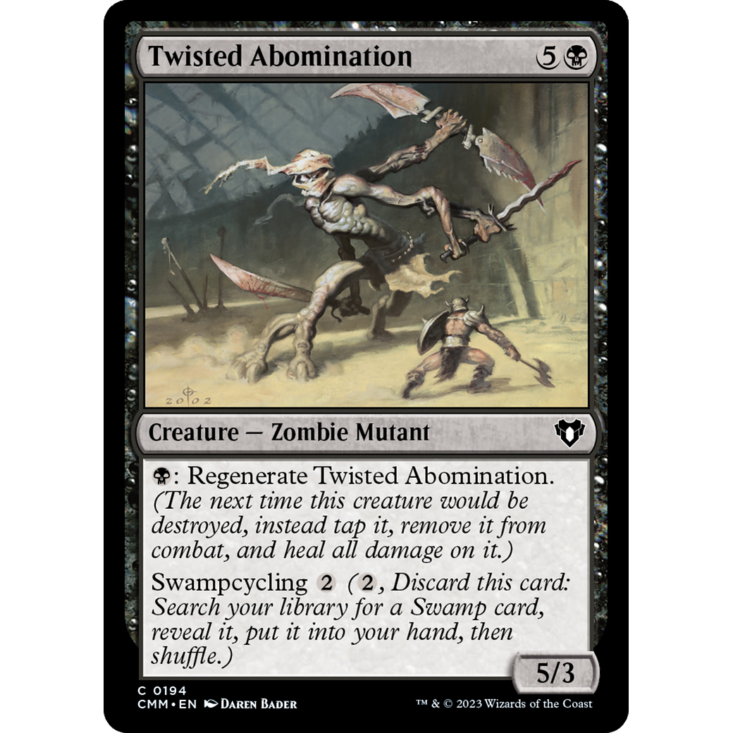 Twisted Abomination (CMM-194) - Commander Masters Foil