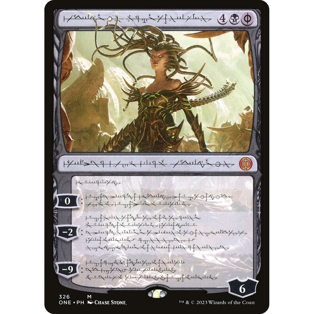 Vraska, Betrayal's Sting (ONE-326) - Phyrexia: All Will Be One: (Showcase) Foil
