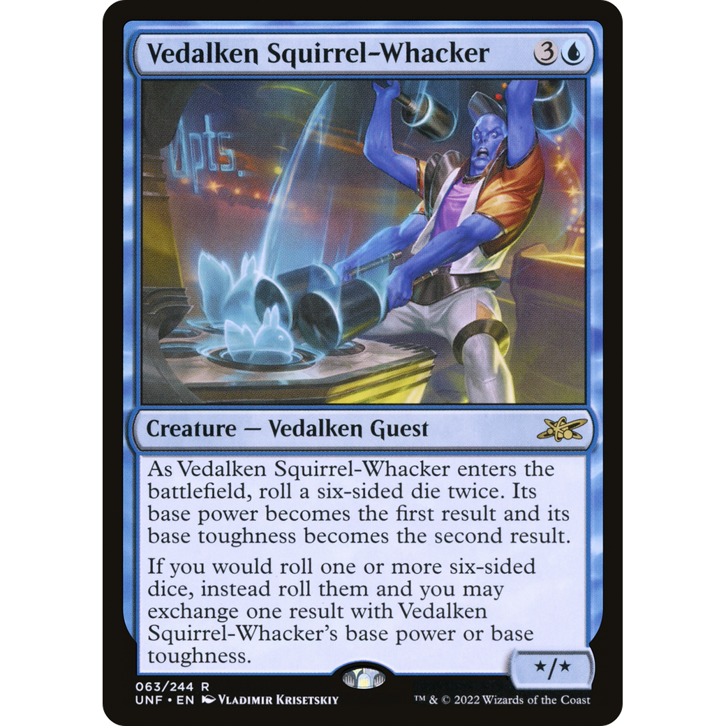 Vedalken Squirrel-Whacker (UNF-063) - Unfinity