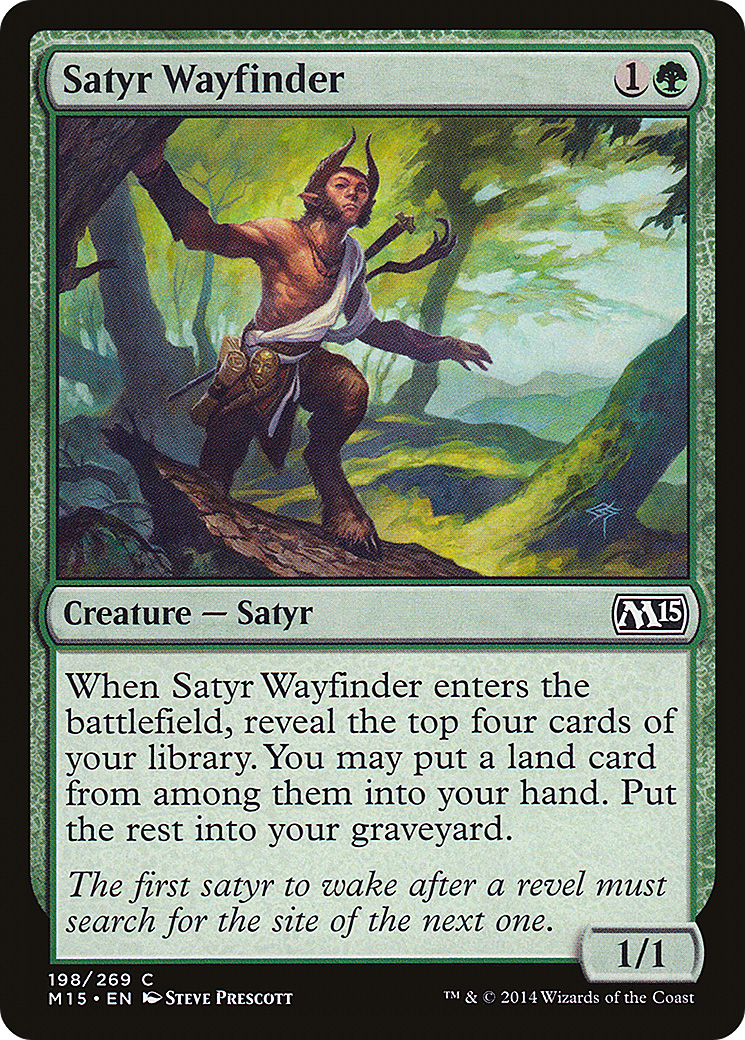 Satyr Wayfinder (M15-198) - Magic 2015