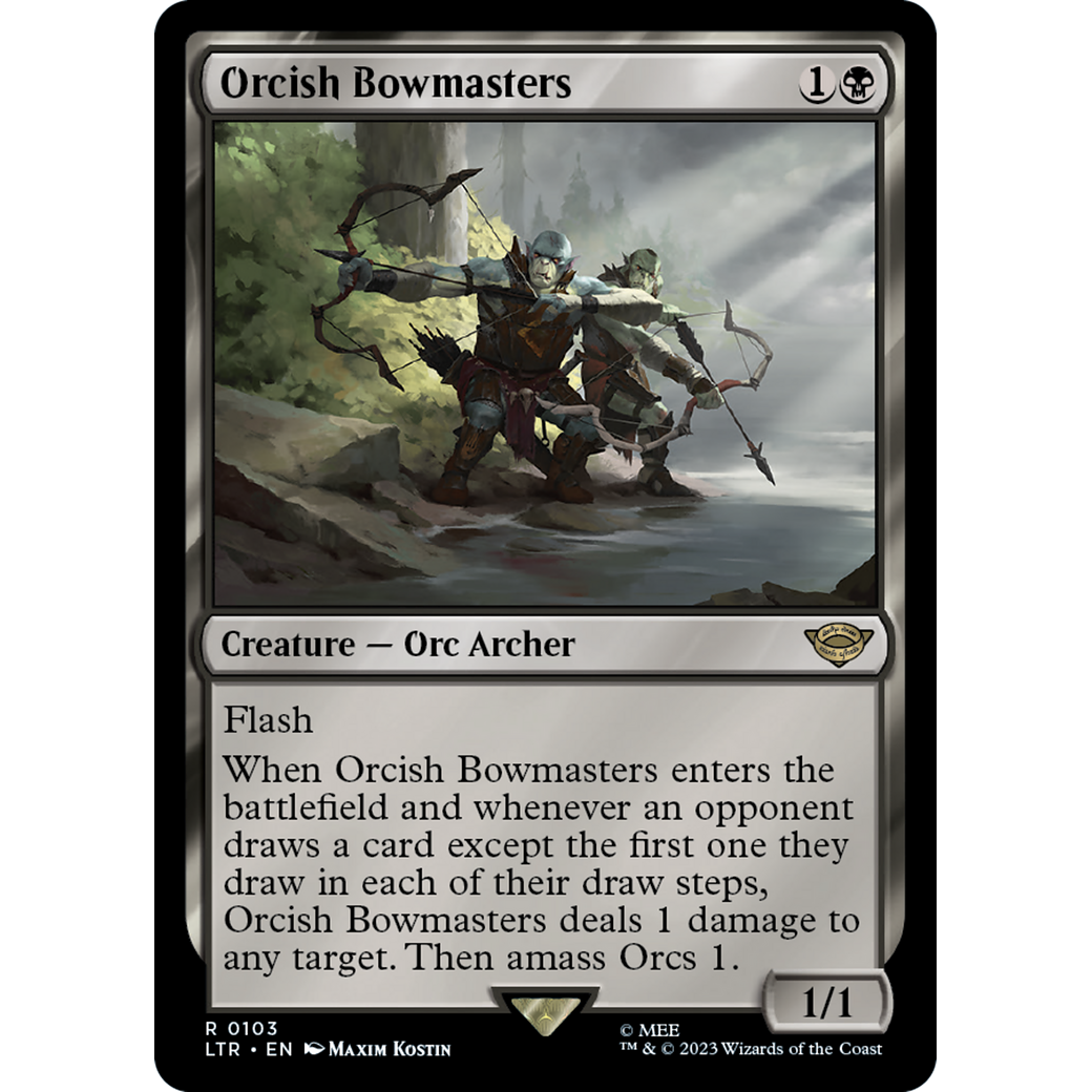 Orcish Bowmasters (LTR-103) - The Lord of the Rings: Tales of Middle-earth Foil