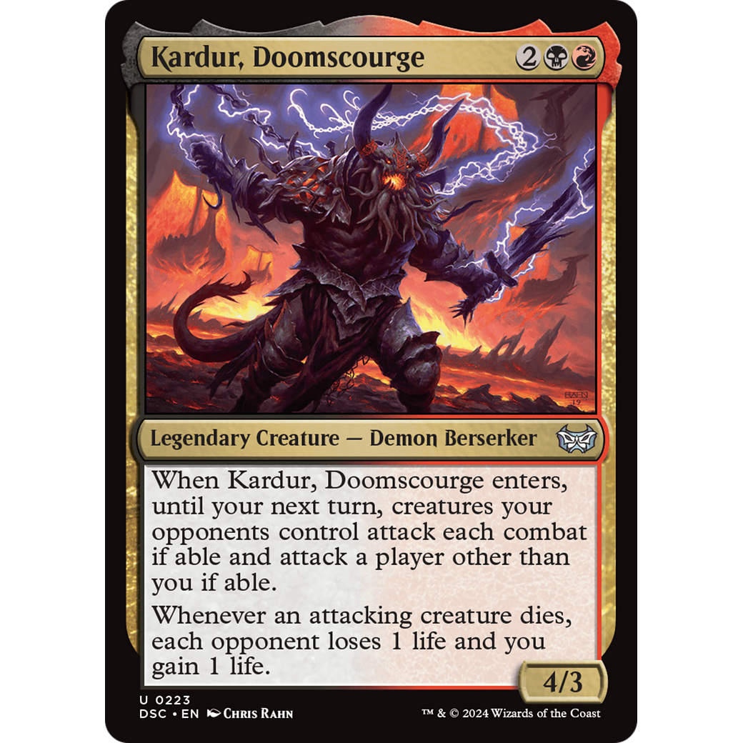 Kardur, Doomscourge (DSC-223) - Duskmourn: House of Horror Commander