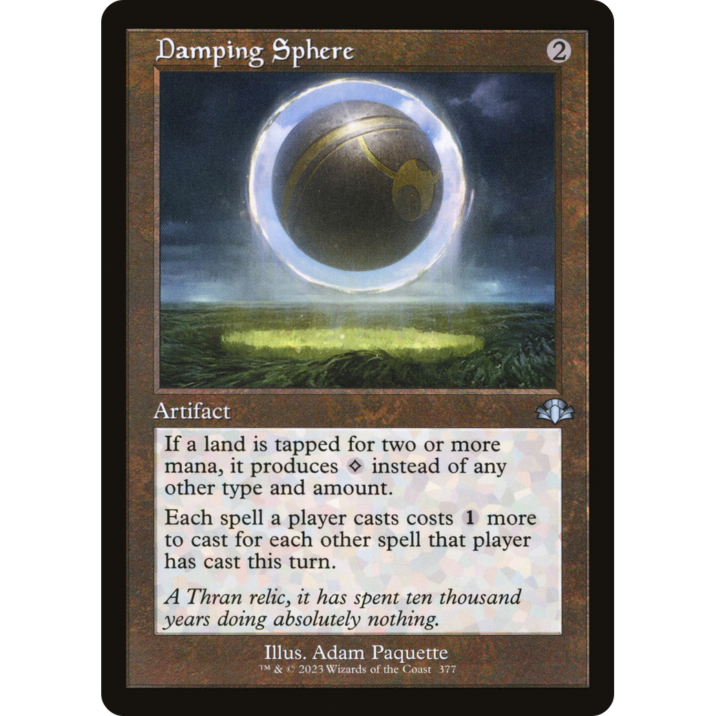 Damping Sphere (Retro Frame) (DMR-377) - Dominaria Remastered