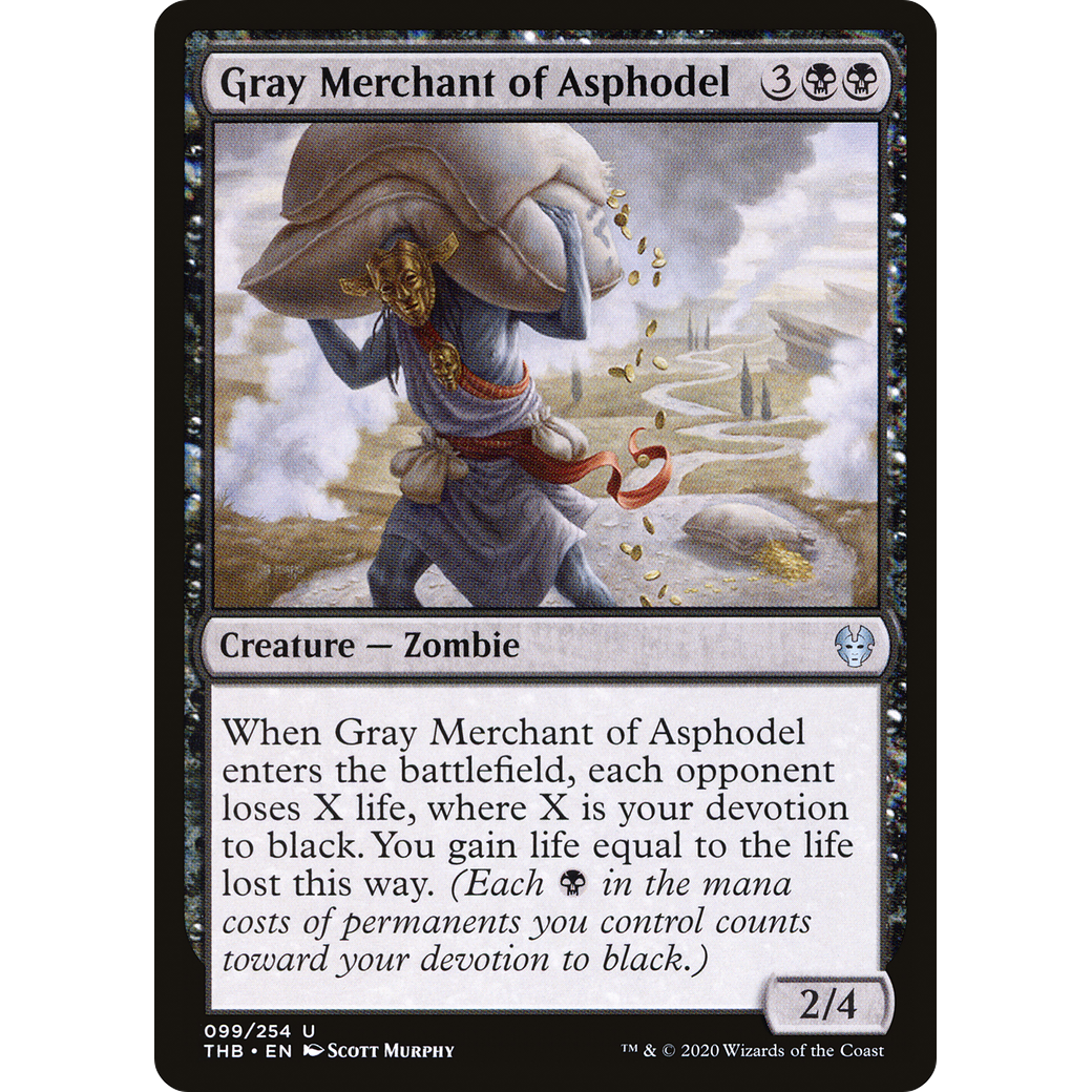 Gray Merchant of Asphodel (THB-099) - Theros Beyond Death Foil