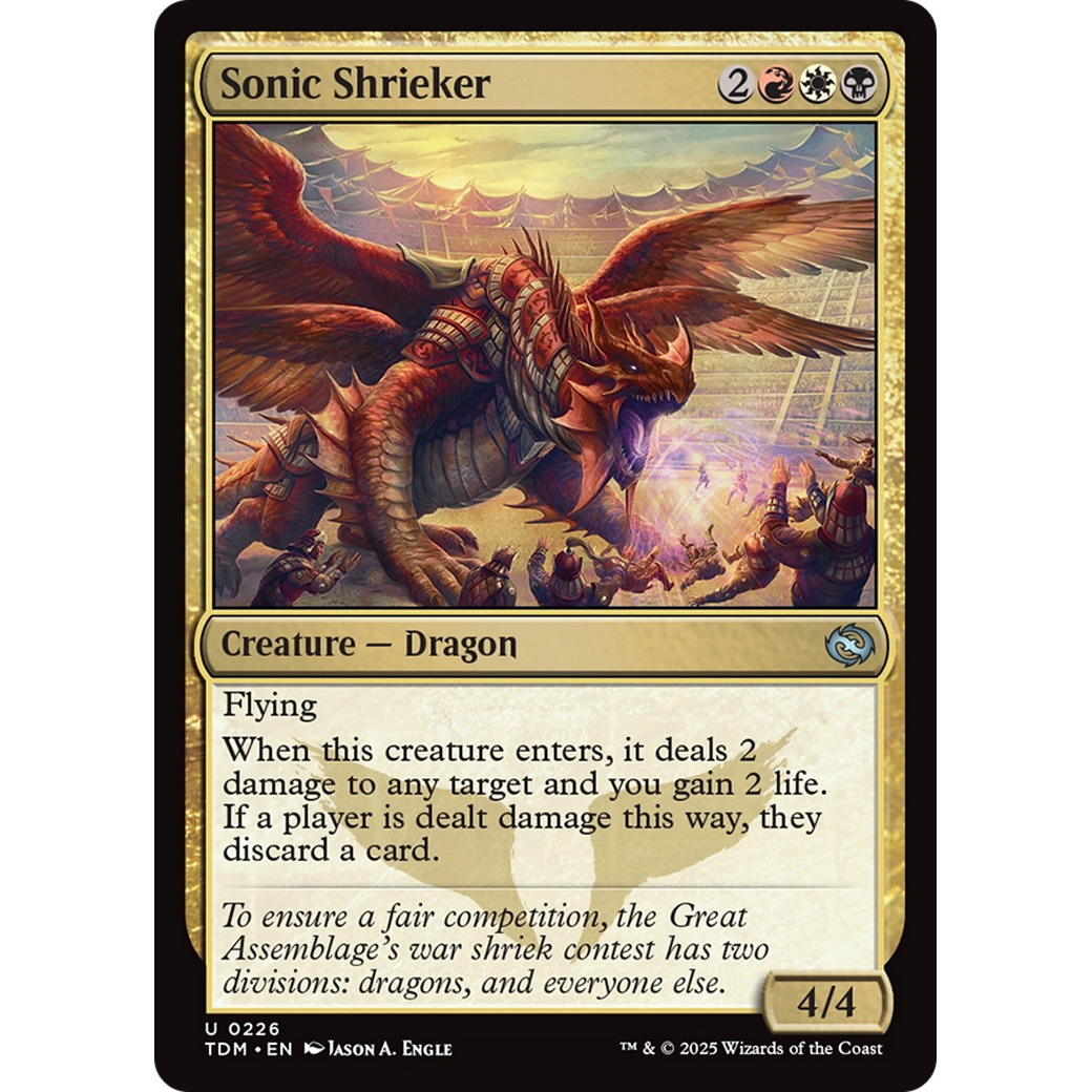 Sonic Shrieker (TDM-226) - Tarkir: Dragonstorm