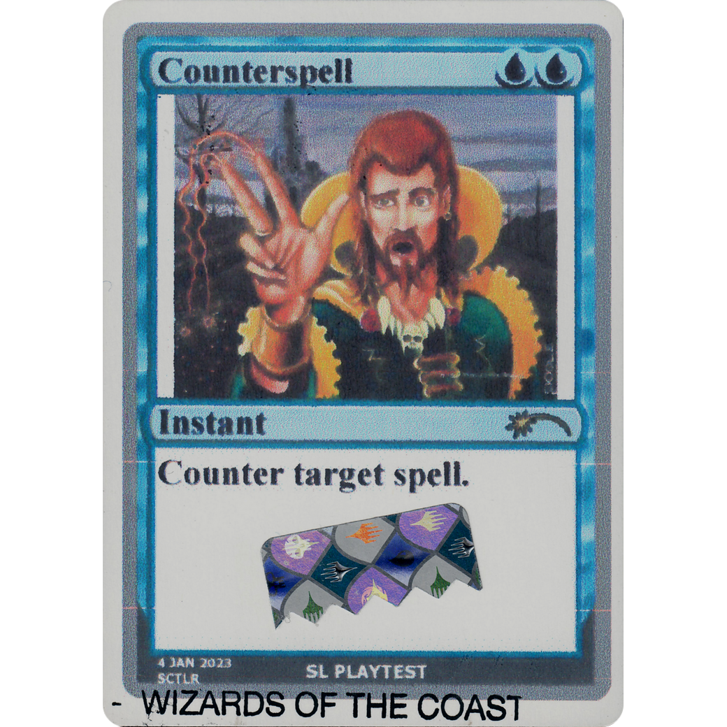Counterspell (SL PLAYTEST) (SLD-) - Secret Lair Drop