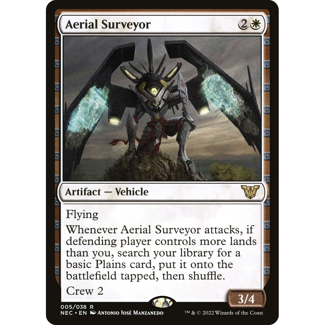 Aerial Surveyor (NEC-005) - Neon Dynasty Commander