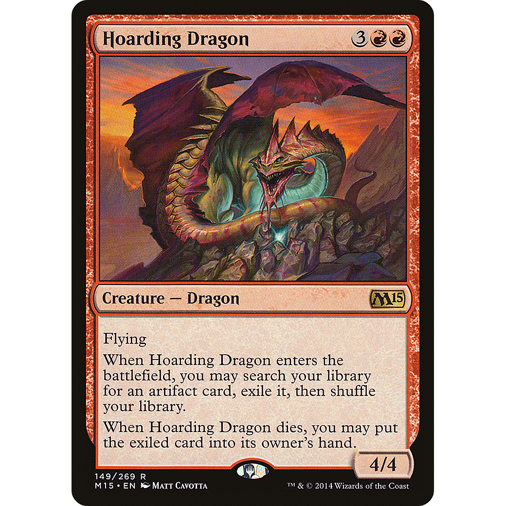 Hoarding Dragon (M15-149) - Magic 2015