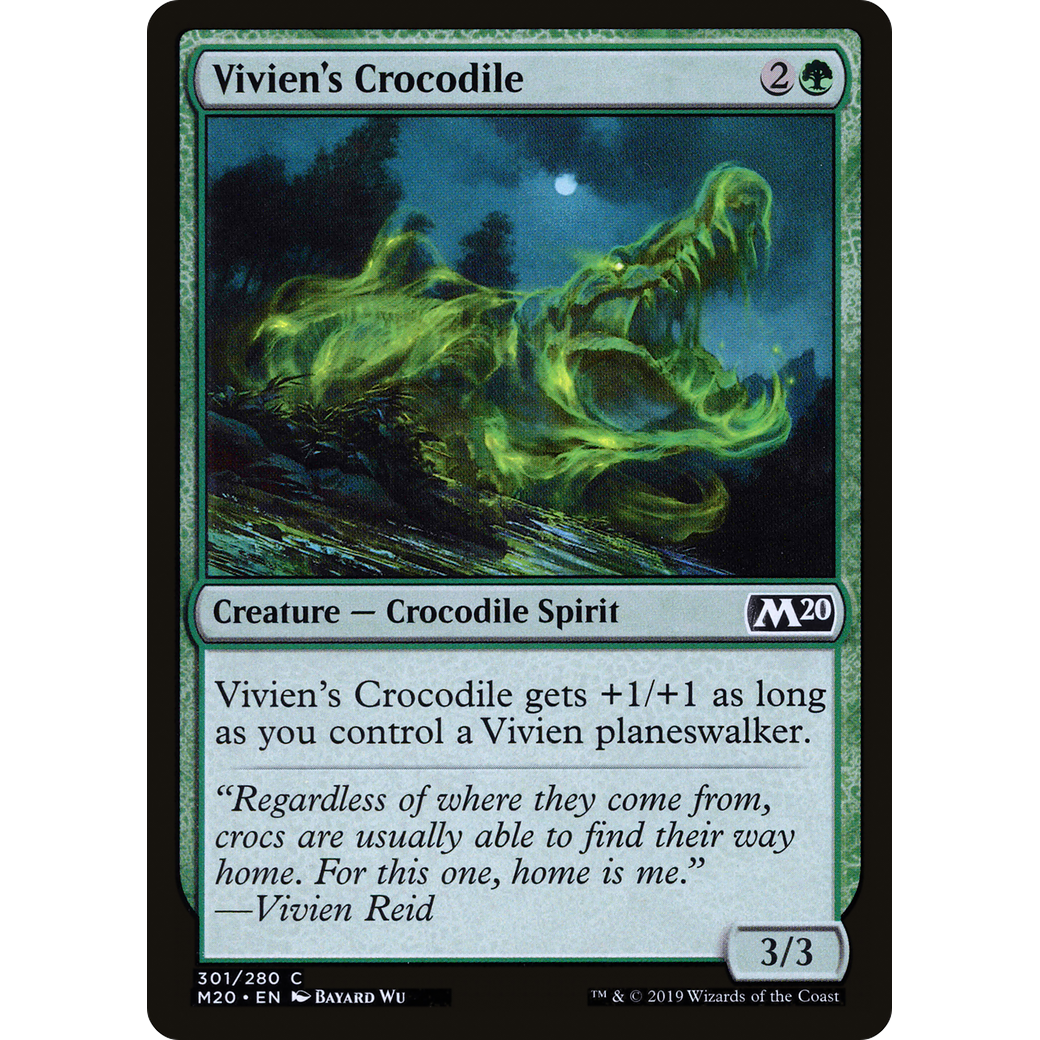 Vivien's Crocodile (M20-301) - Core Set 2020