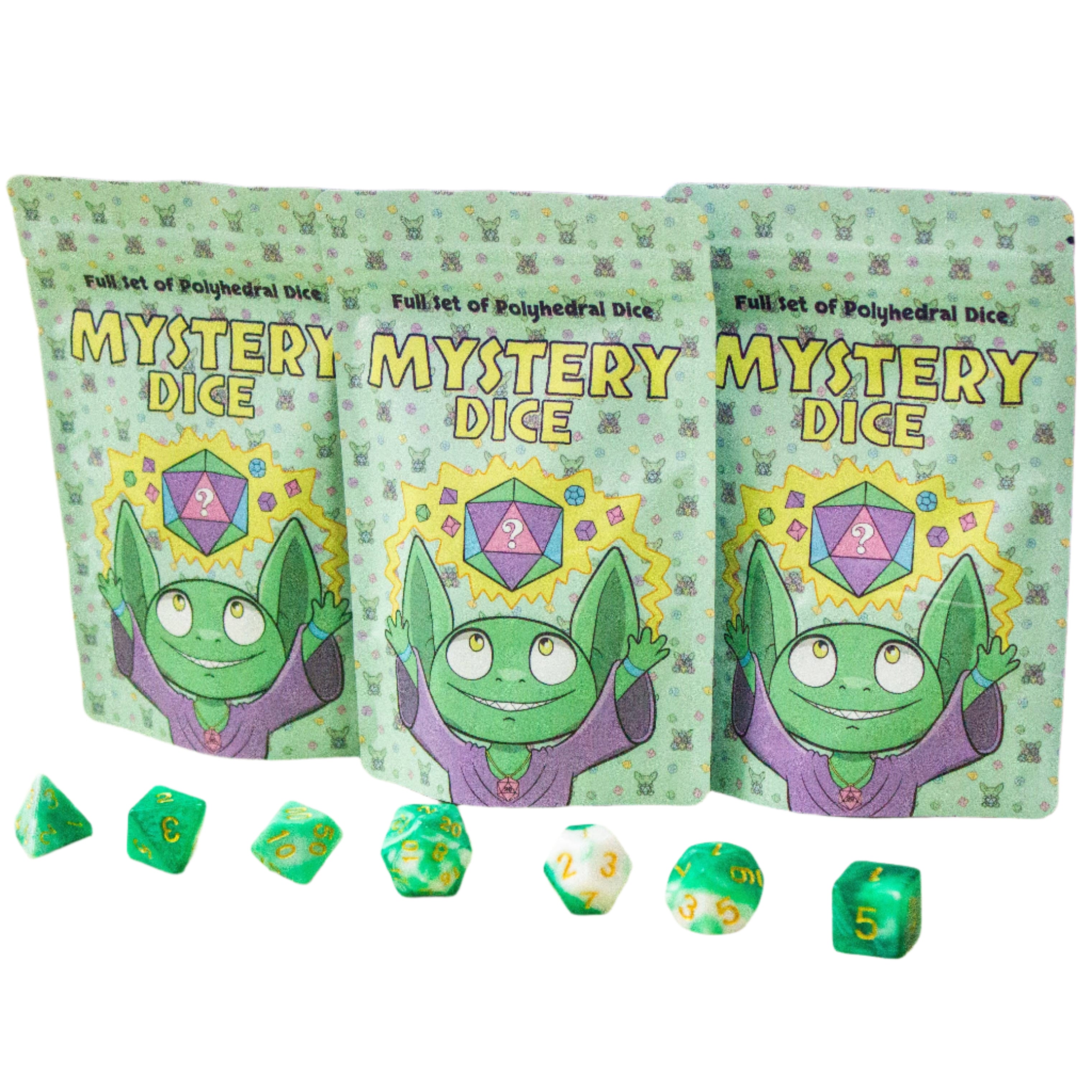 Mystery Polyhedral Dice Set Single Pack