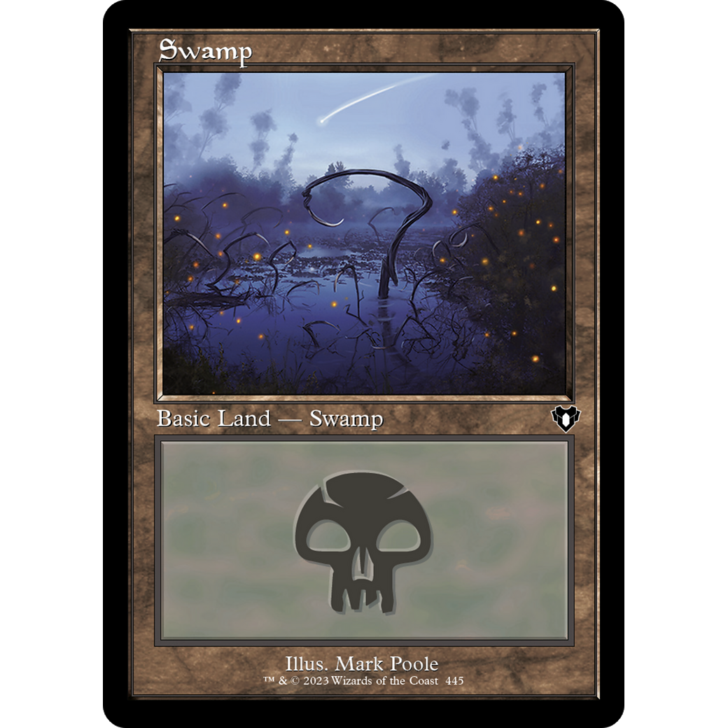 Swamp (CMM-445) - Commander Masters Foil