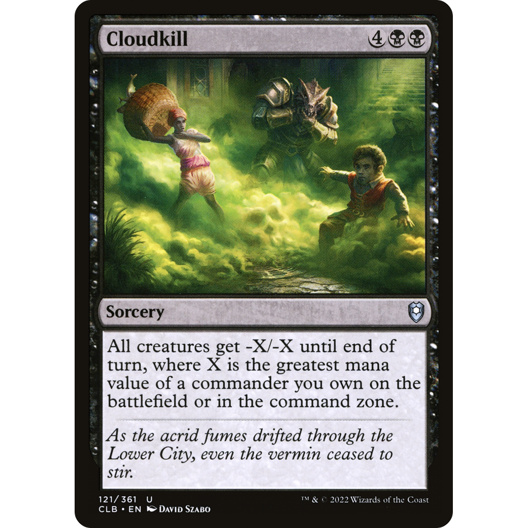 Cloudkill (CLB-121) - Commander Legends: Battle for Baldur's Gate Foil