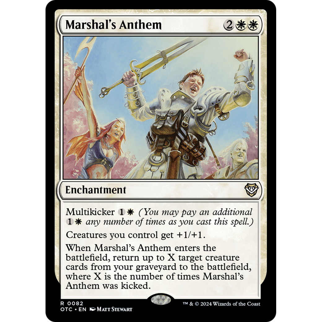 Marshal's Anthem (OTC-082) - Outlaws of Thunder Junction Commander