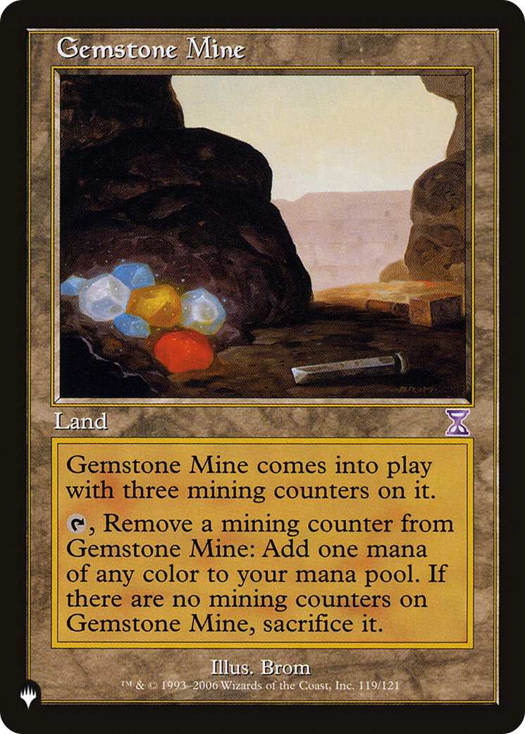 Gemstone Mine (TSB) (LIST-119/121) - The List