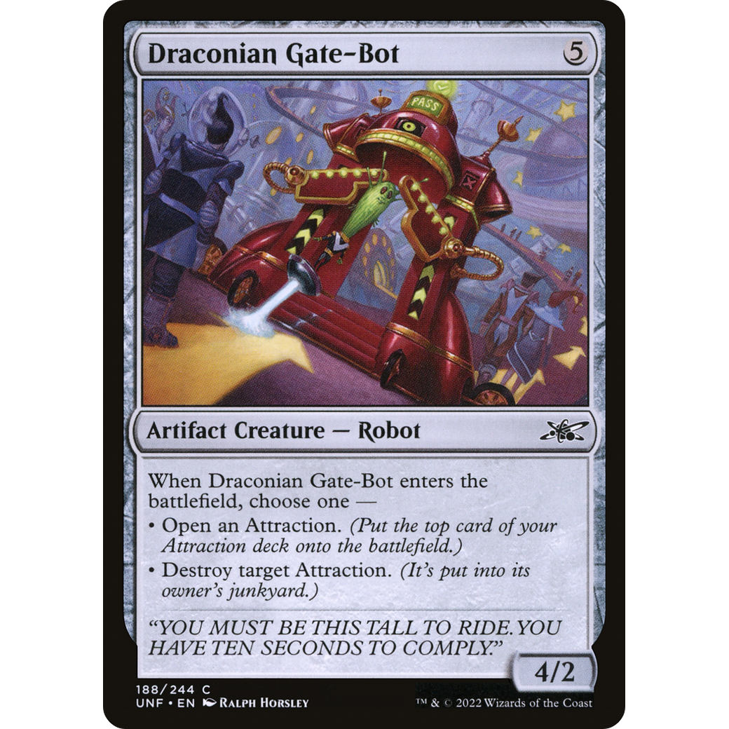 Draconian Gate-Bot (UNF-188) - Unfinity Foil