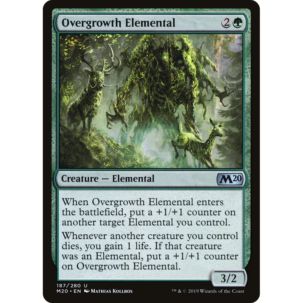 Overgrowth Elemental (M20-187) - Core Set 2020